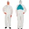 3M Disposable Coverall, Knit Cuffs, Attached Hood, White, X-Large, 4520-XL, 20/Case 7000034763 - alternate 1